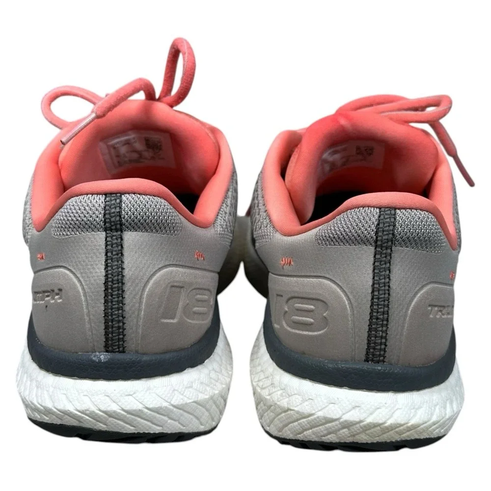 Saucony Women's Triumph 18 Moonrock Gray Coral White S10596-30 US Sz 10 PWRRUN+